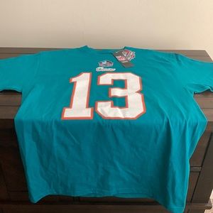 NFL Team Apparel Dan Marino T Shirt Jersey Hall of Fame